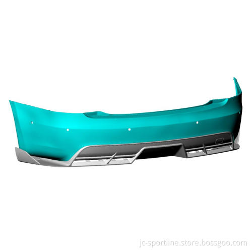 Carbon Fiber Rear Bumper Diffuser for Tesla Model S Plaid 2021-2023 EV Body Kits